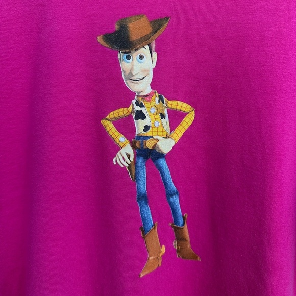 Disney Pink Woody Toy Story “I love Cowboys” short sleeve shirt - Picture 6 of 7